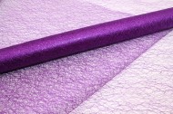 Сетка Паутинка с блестками Фиолетовая 48см*5м