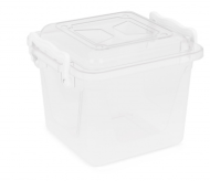 Контейнер пластиковый для пищевых продуктов 4лит квадратный Арт-М-1021