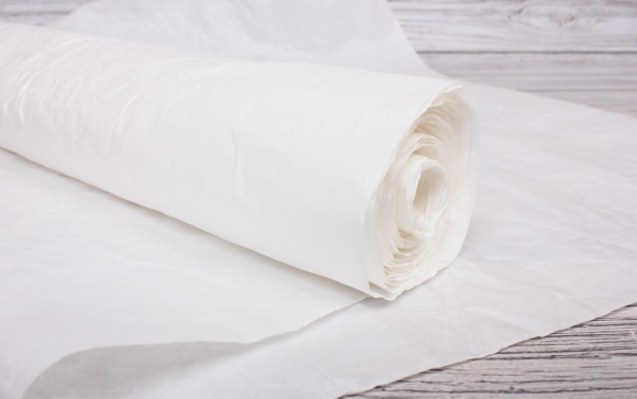 Бумага жатая белая 70см*5м