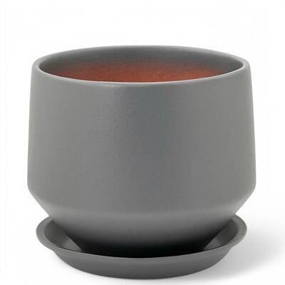 Кашпо Диана Серый D-13см