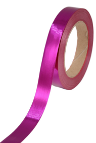 Лента Металл 2см 50ярд Малиновая