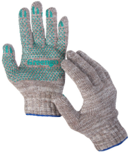 Перчатки Х/Б Серые Greengo 6 нитей (1уп/10пар) Арт-3747194