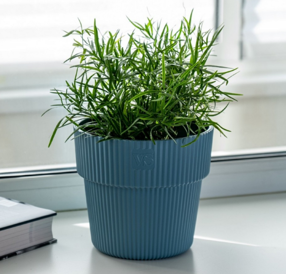 Горшок Алемар 2,4лит Бирюза (с дренажной системой) Горшок Алемар 2,4лит Бирюза (с дренажной системой)