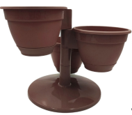Цветник Антик 3 горшка Шоколад