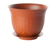 Горшок Ангара 0,3лит Терракот с поддоном