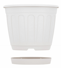 Горшок Дионис 2,6лит Белый с поддоном М-8245 (БАШ)