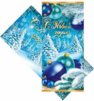 Открытка с конвертом С новым годом Арт 92.365.00