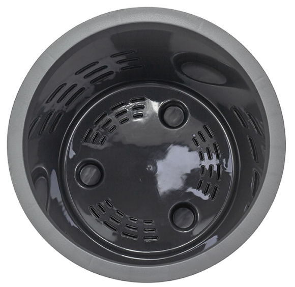 Горшок Сланец 280мм 9,5лит Графитов М-3200 с вкладышем (D-24см)