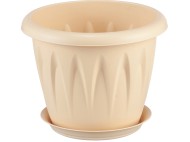 Горшок Алиция 160мм 1,4лит Белая глина с поддоном М-3065 (М-пл)