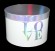 Коробка LOVE Круглая №1 L20см W20см H14см