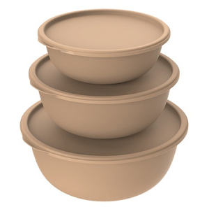 Набор мисок Шарм №-1 Какао 3шт (1,3лит/2,3лит/3,7лит) Набор мисок Шарм №-1 Какао 3шт (1,3лит/2,3лит/3,7лит)