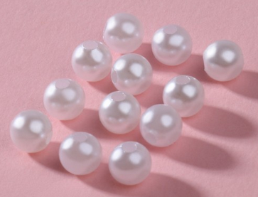 Бусы 6мм 50гр Жемчужные