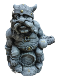 Фигурка копилка Викинг с флягой вуньо однотонный Арт-Кп012 35см