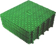 Покрытие пластиковое VORTEX Зелёное 1м2*9 плиток