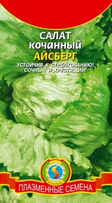 Салат Айсберг ЦВ/П (ПЛАЗМА) 0,9гр раннеспелый кочанный