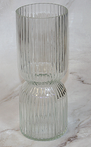 Ваза стеклянная Харви-Бей 2,2лит D-11,5см/Н-30см Арт-1322