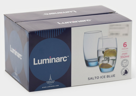 Набор Стаканов 6шт*350мл Luminarc Голубые Арт-4779443 Набор Стаканов 6шт*350мл Luminarc Голубые Арт-4779443