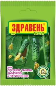 Удобрение Здравень ТУРБО Огурцы 30гр (1уп/150шт) Удобрение Здравень ТУРБО Огурцы 30гр (1уп/150шт)