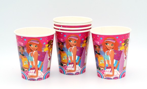 Стакан бумажный Модницы 225мл*6шт Арт-467196 Стакан бумажный Модницы 225мл*6шт Арт-467196