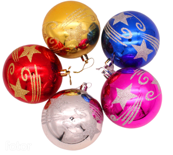 Ёлочное украшение Шары (10см/3шт) Арт-350188