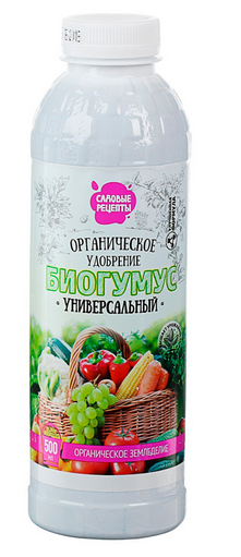 Удобрение Биогумус Гель 500мл Садовые рецепты (1уп/20шт) Удобрение Биогумус Гель 500мл Садовые рецепты (1уп/20шт)