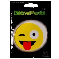 Наклейка Смайл Озорной светящаяся Арт-6230716