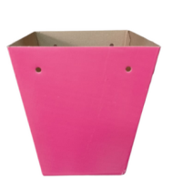 Коробка для горшечных цветов Розовая L18см W18см H20см