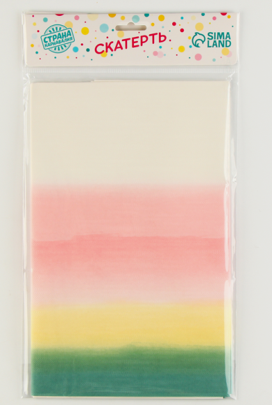 Скатерть одноразовая Нежность 120*180см Арт-92415