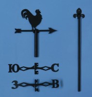 Флюгер Петух Ку-ка-ре-ку 15*25см 3723438