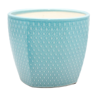 Кашпо Винтаж Арт-45.002.14 Голубое (Н-14см D-12см)