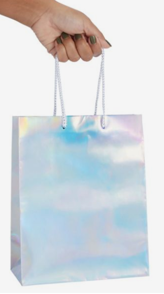 Сумочка пакет картон 300*400мм Голография