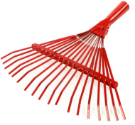 Грабли веерные пластинчатые 18зуб порошковая окраска