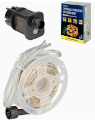 Электрогирлянда 80м 500ламп Жёлтый свет MILED на бабине Арт-3043