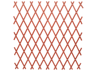 Решётка раздвижная пластиковая 100*200см Терракот №-322