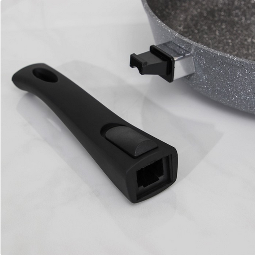 Сковорода Марбл Доляна 28см стекляная крышка Арт-7532505 Сковорода Марбл Доляна 28см стекляная крышка Арт-7532505