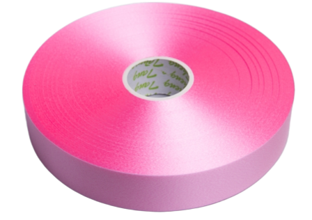 Лента Простая 2см*100ярд Розовая