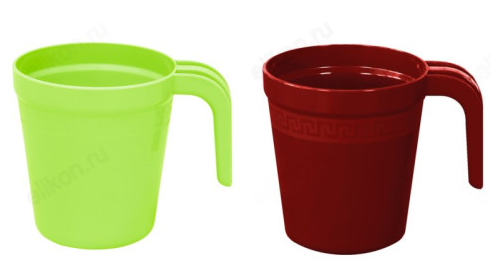 Кружка пластиковая Арт-2126/13 320мл