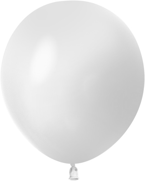 Шар латексный 12/30см пастель Белый 1уп/100шт