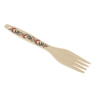 Вилка деревянная кулинарная Роспись