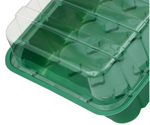 Набор Парник под Торфяные таблетки 5шт 30-36мм*24ячеек (с крышкой) 240*170*55мм