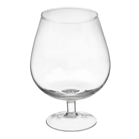 Ваза стеклянная Бренди 1лит D-11,5см Арт-2075