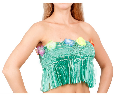 Топ гавайский Тропики Зелёный Арт-126905