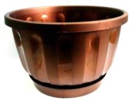 Горшок Терракот подвесной 200мм Бронза высота 14см
