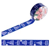 Скотч декоративный Ёлочки 1,5см*10м 1136588