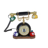 Статуэтка Ретро телефон бильярд 23см Арт-426481