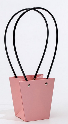 Сумочка для горшечных цветов 120*80*125мм Розовая Арт-7386385