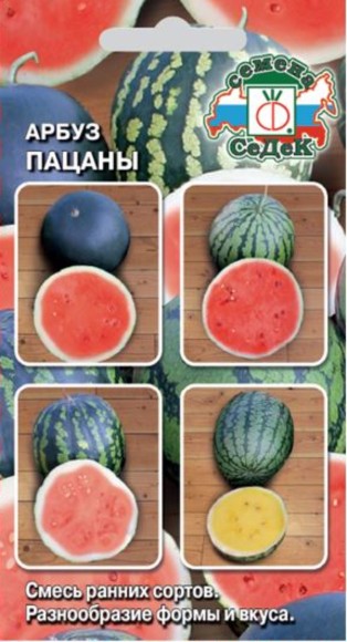 Арбуз Пацаны смесь ЦВ/П (СЕДЕК) 1гр раннеспелый