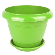 Горшок Фестона 4,6лит D-25см Зелёный с поддоном