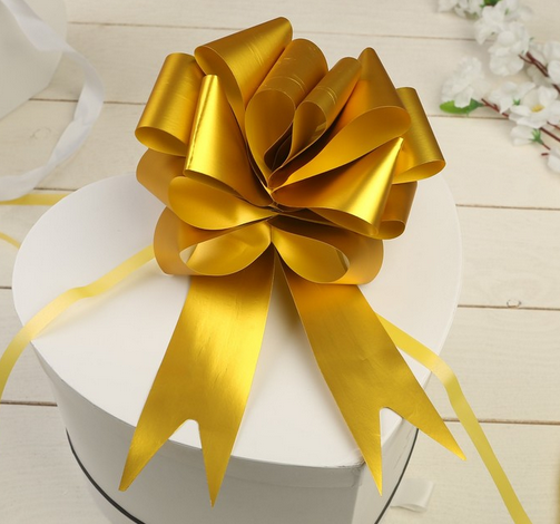 Бант Шар 4,5см Золотой Арт-2859602