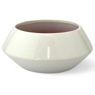 Кашпо Персея Белое D-19см